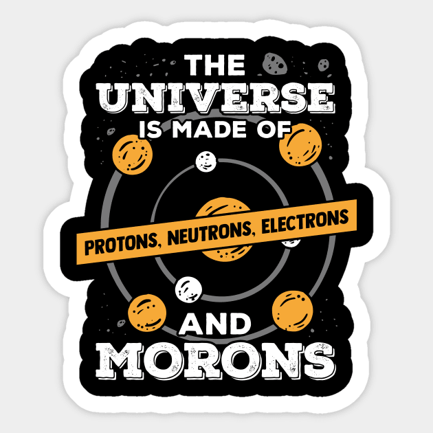 Universe Physicist Science Physic Student Gift Sticker by Dolde08